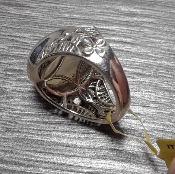 NWT GENUINE 20+ SRI LANKAN Rainbow Moonstone Ring - Picture 5 of 8